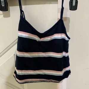 Spaghetti strapped tank top